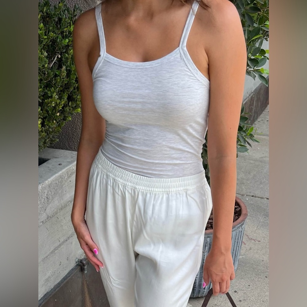 Djerf Avenue Daily Tank Top Grey Melange $55